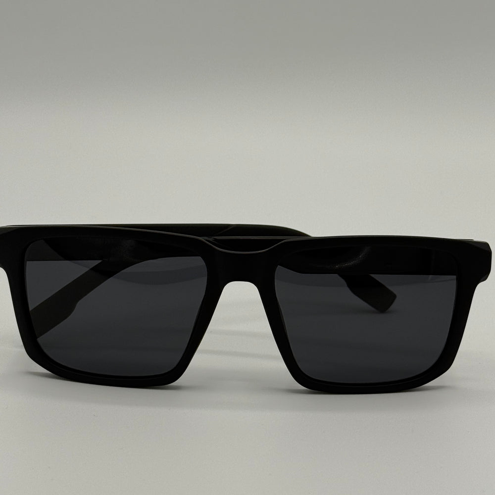 Black sunglasses with OBL x BOCI